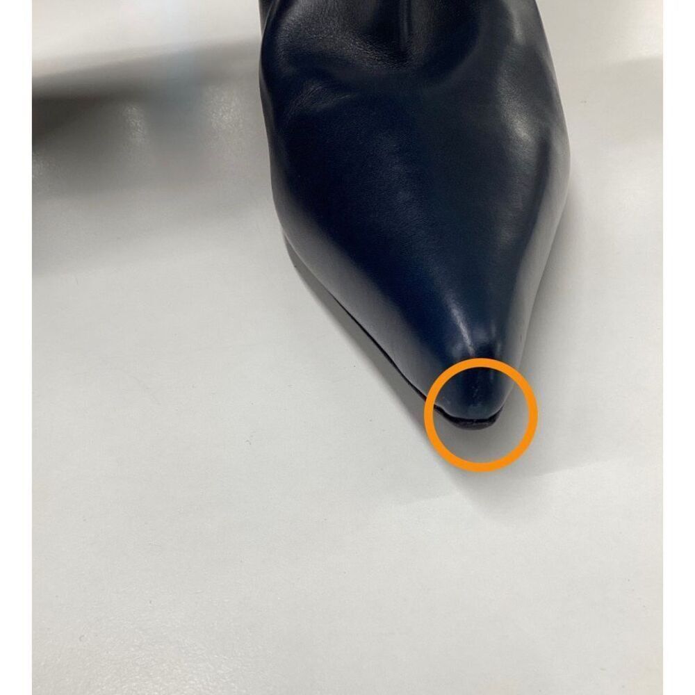 The Row Bourgeoise Boots 40.5 Navy - Picture 8 of 10